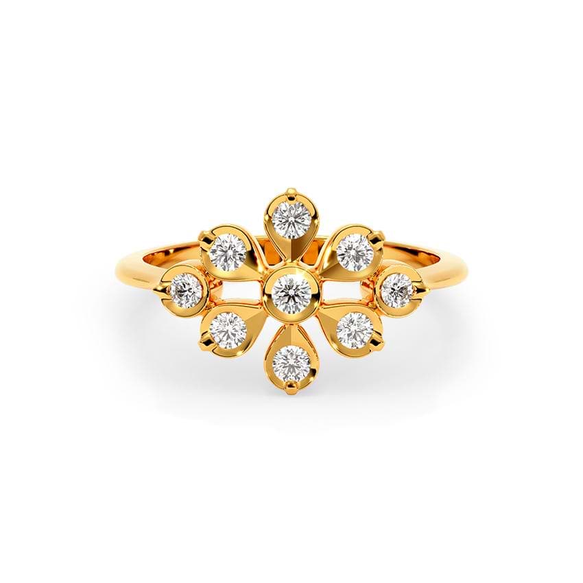 Couture Cluster 22KT Diamond Ring