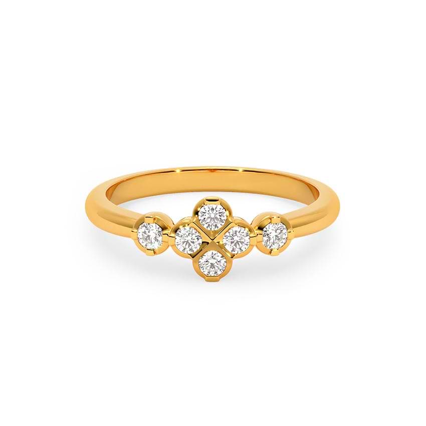 Luxe Pave 22KT Diamond Ring