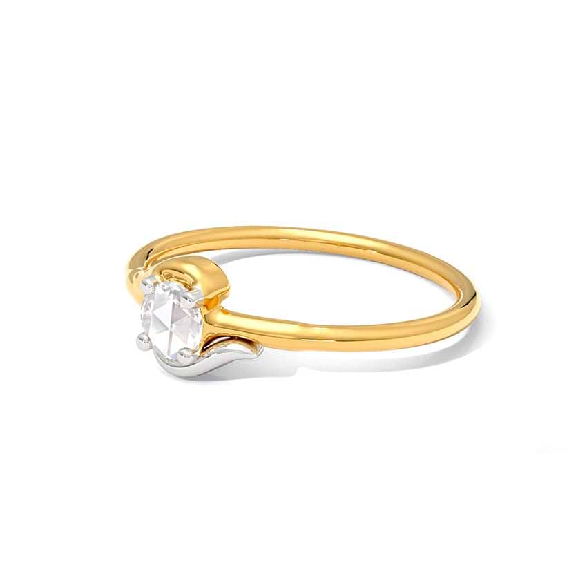 Oceanic Whisper Diamond Ring