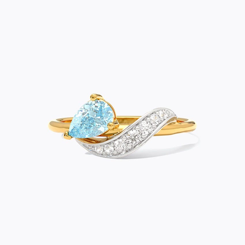 Marine Gleam Gemstone Ring