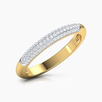 Cluster Finish Diamond Band