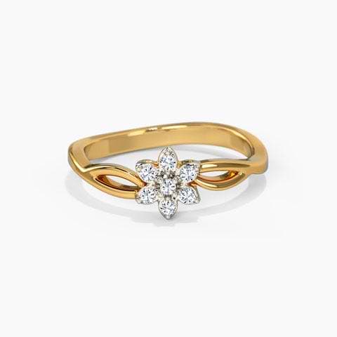 Petal Diamond Ring