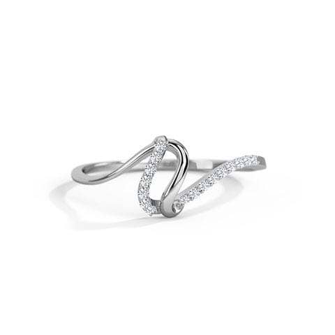 Celestial Wave Platinum Ring