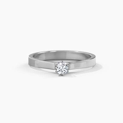 Jade Platinum Ring