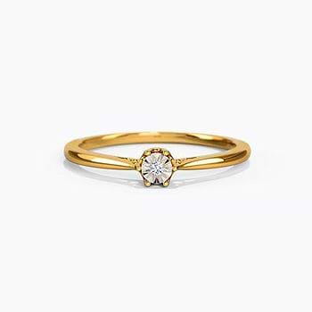 Celine Miracle Plate Diamond Ring