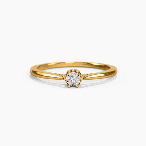 Celine Miracle Plate Diamond Ring