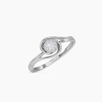 Barbara Curve Diamond Ring