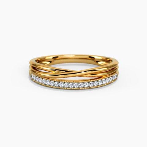 Maria Twist Diamond Band