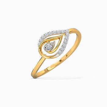 Trickel Diamond Ring
