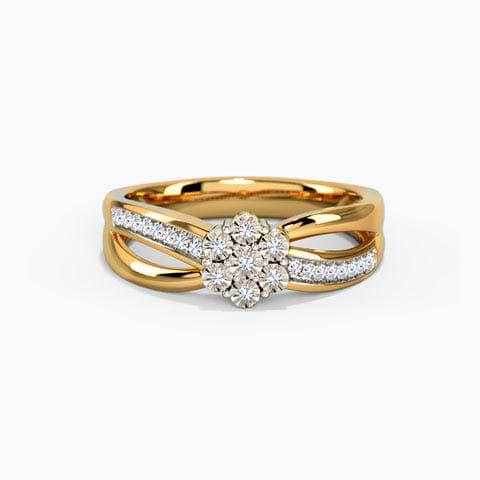 Cluster Miracle Plate Ring