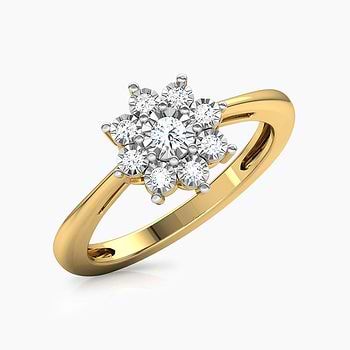 Bunch Miracle Plate Diamond Ring