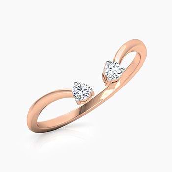 Arc Stackable Diamond Ring