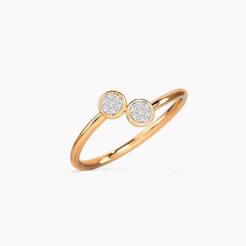 Duo Sparkle Diamond Ring