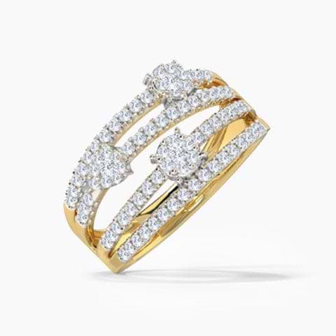 Grandiose Cluster Diamond Band