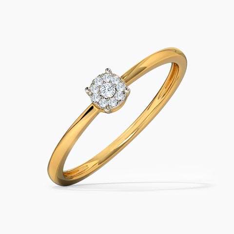 Classic Cluster Diamond Ring