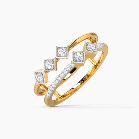 Luna Quad Diamond Ring