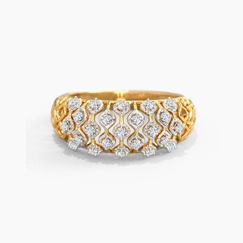 Meara Mesh Diamond Band