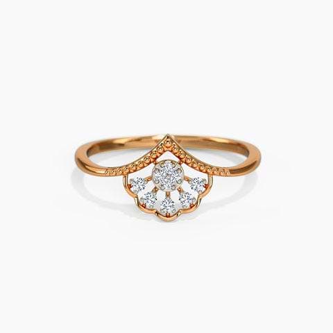 Posy Chevron Diamond Ring 
