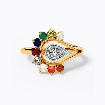 Spectrum Sparkle Navratna Ring