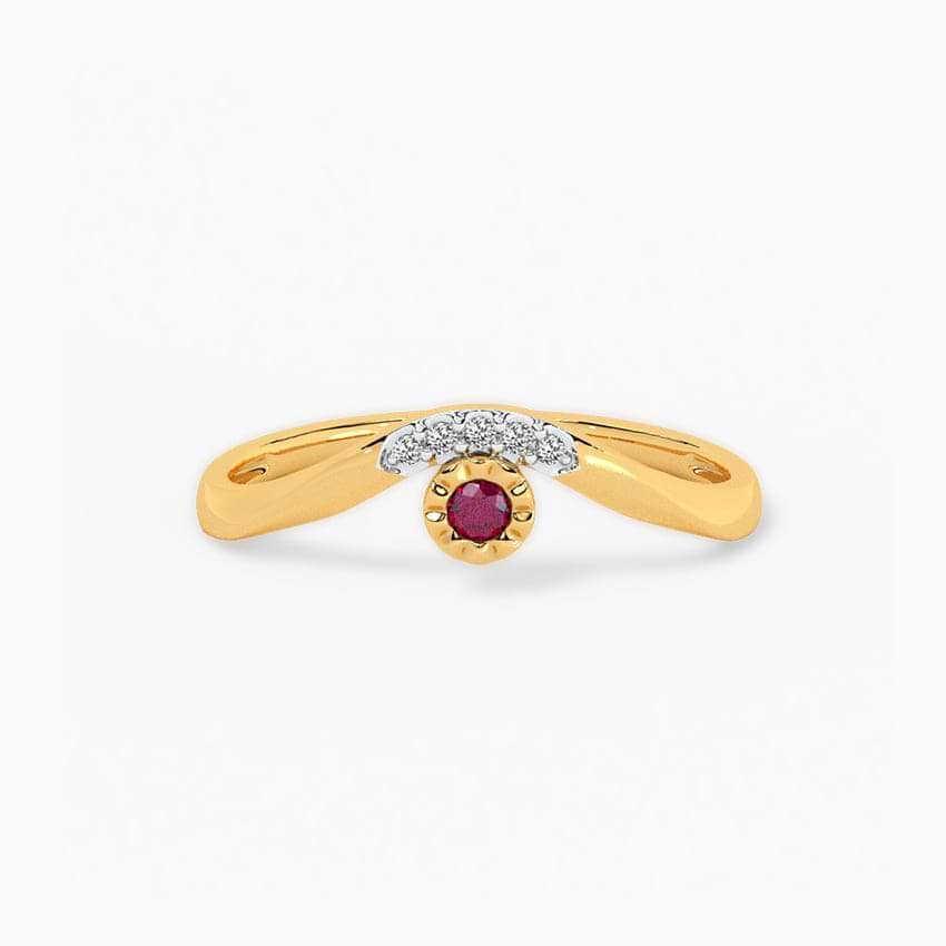 Majestic Blaze Gemstone Ring