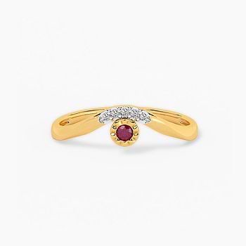 Majestic Blaze Gemstone Ring