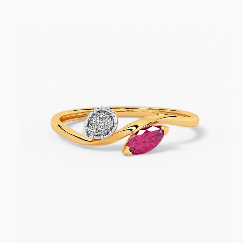 Meadow Flame Gemstone Ring