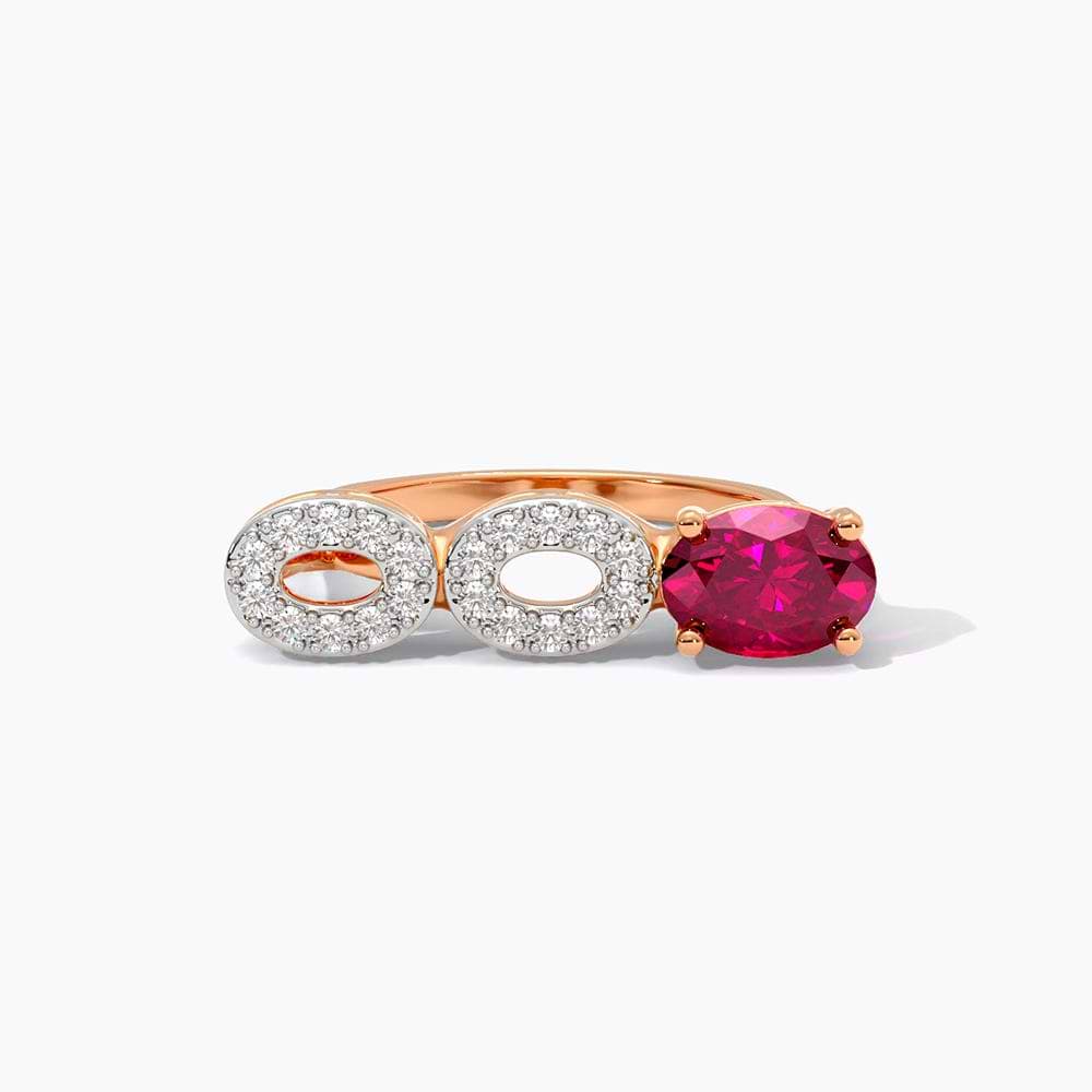 Regal Frost Gemstone Ring
