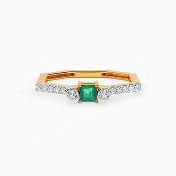 Green Twilight Gemstone Ring
