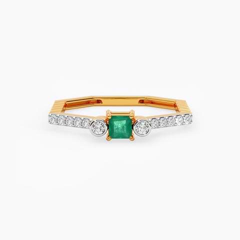 Green Twilight Gemstone Ring
