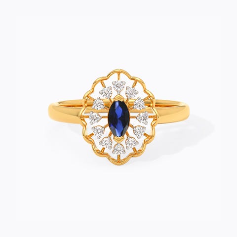 Sage Aura Gemstone Ring