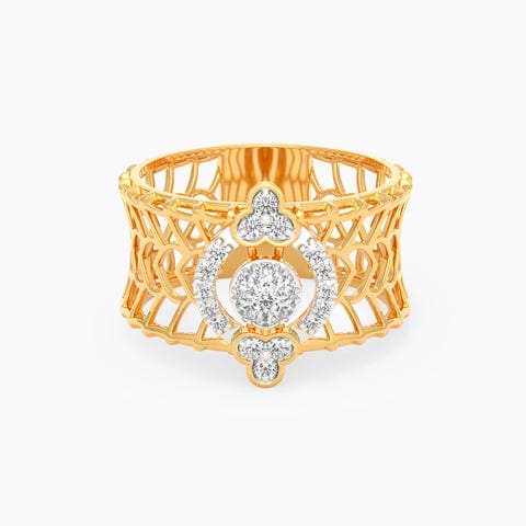 Triana Mesh Diamond Band
