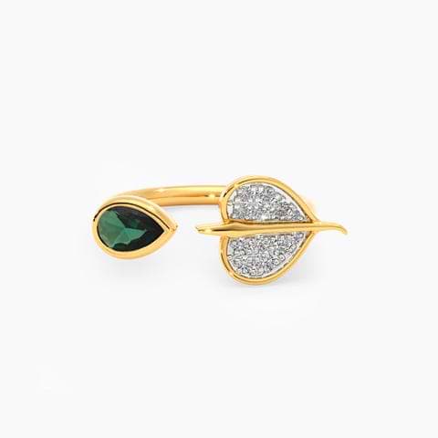 Lush Gemstone Open Ring