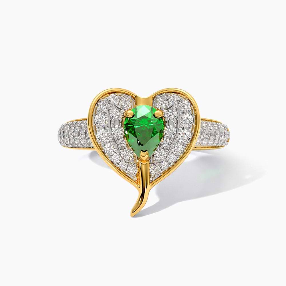 Leaf Lore Gemstone Ring