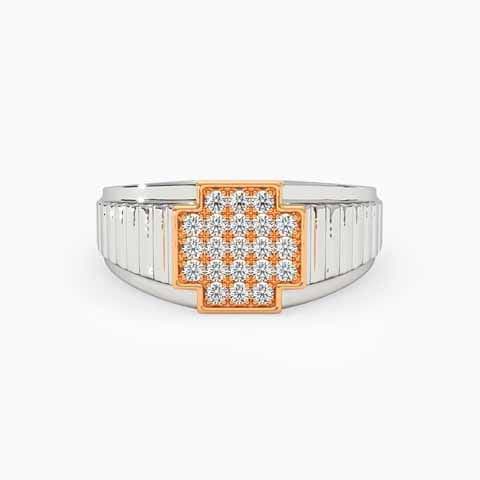 Duo Gleam Diamond Ring for Men