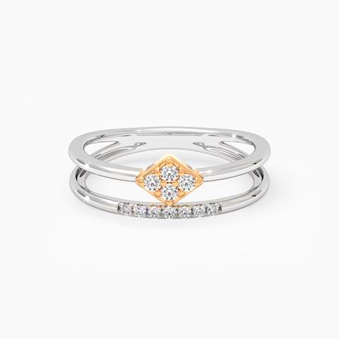 Violetta Platinum Diamond Ring