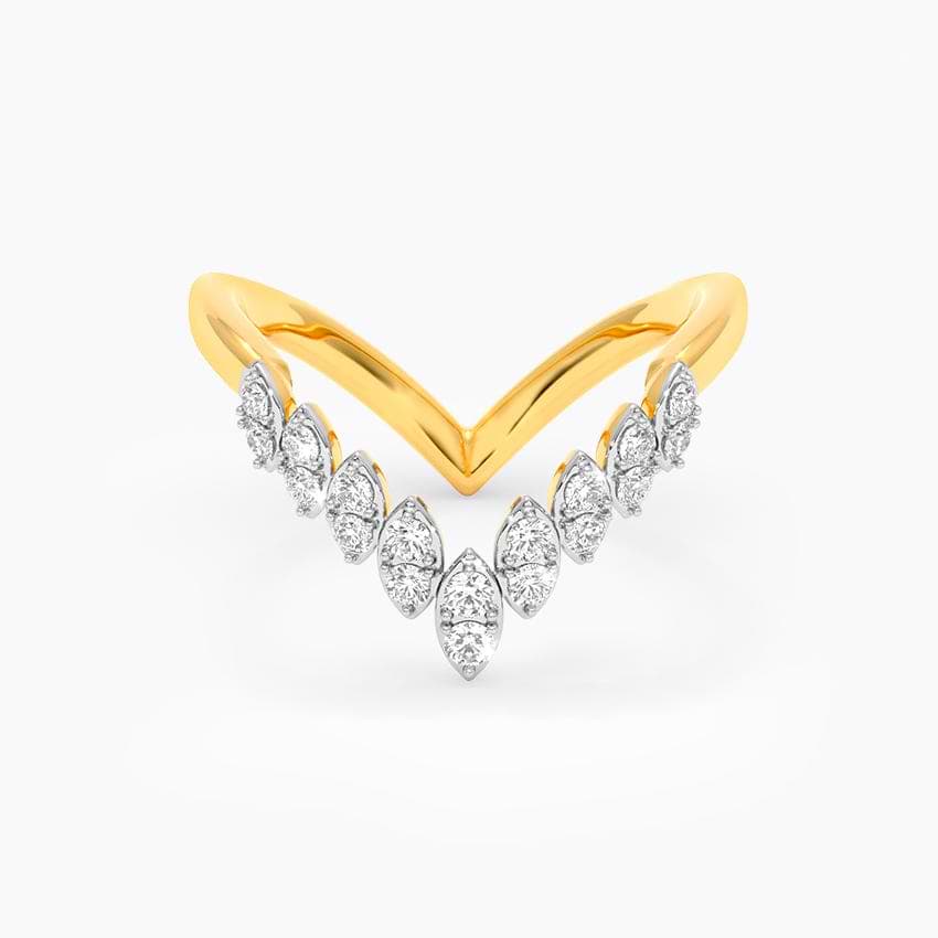 Virgule Diamond Vanki Ring