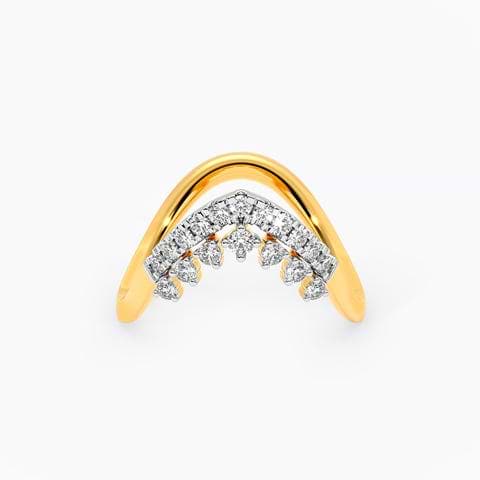Fleck Diamond Vanki Ring