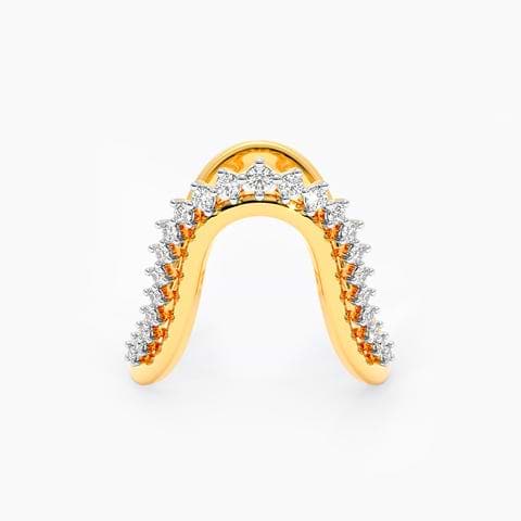 Chevron Diamond Vanki Ring