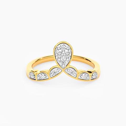 Rosette Diamond Vanki Ring