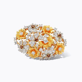 Citrine Bloom Gemstone Ring