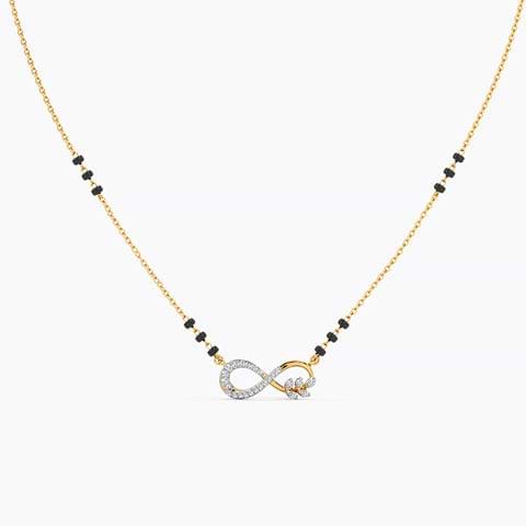 Freya Infinity Diamond Mangalsutra