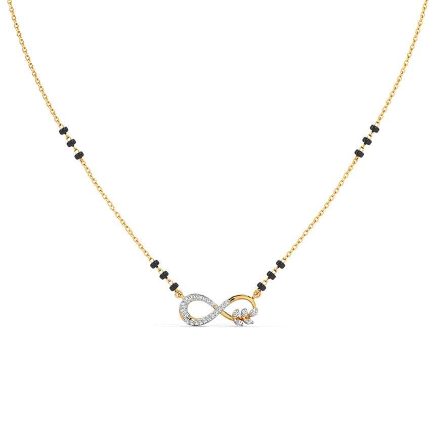 Freya Infinity Diamond Mangalsutra For Women