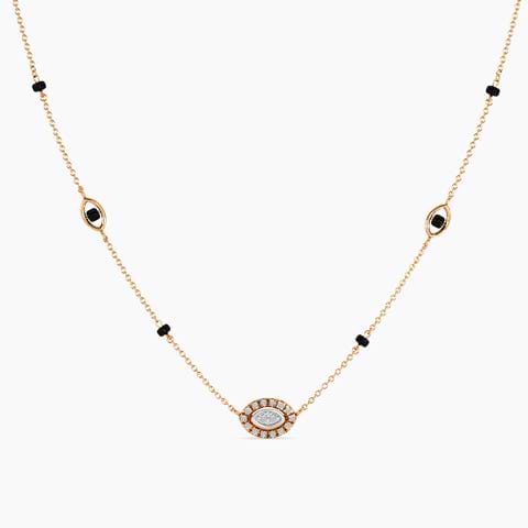Divine Evil eye Diamond Mangalsutra