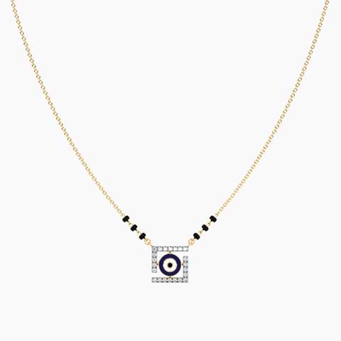 Lilo Evil Eye Diamond Mangalsutra