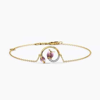 Dianella Tulip Diamond Bracelet