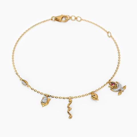 Sarva Mangali Devi Chain Bracelet 