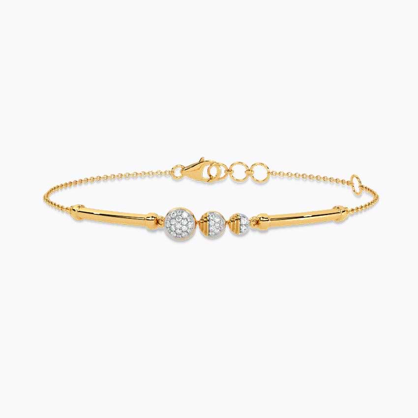 Eclipse Aura Diamond Chain Bracelet