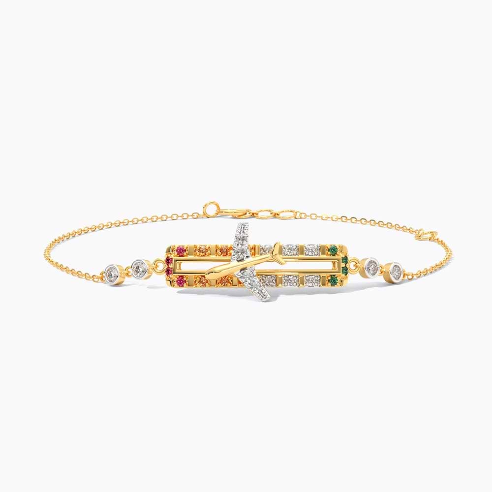 Sky Squadron Gemstone Chain Bracelet