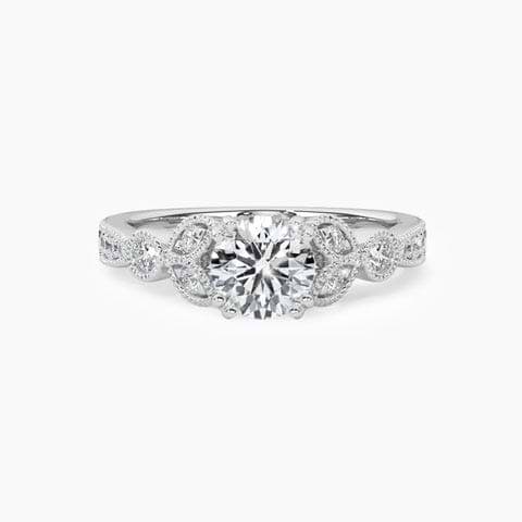Garden Glow Solitaire Mount Ring