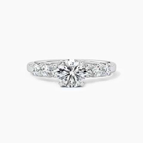 Flashy Lucullan Solitaire Mount Ring